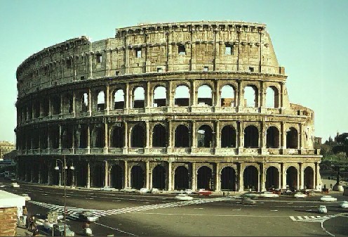 Het dieptepunt van het colosseum van Rome was, toen Keizers Christenen voor de wilde dieren wierpen. 